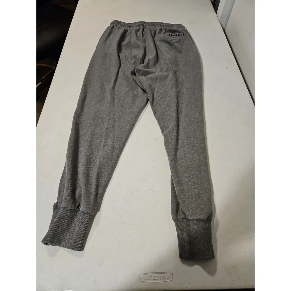 YoungLA Jogger Pants Mens L Gray Fleece Sweatpants Athletic Lounge Casual(1797